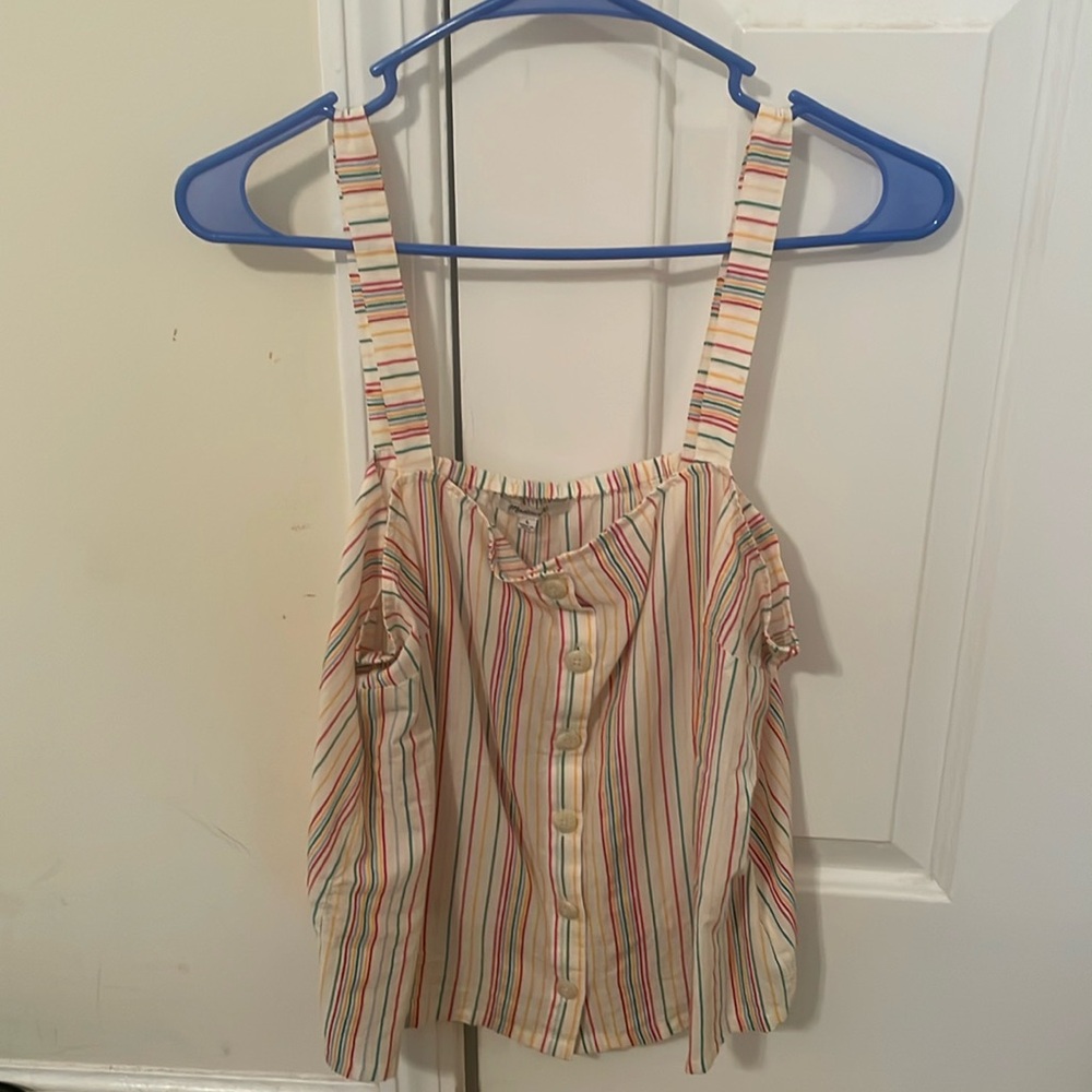 Madewell crop top tank top